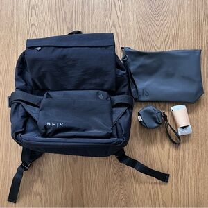 BÉIS original the ultimate diaper backpack black great condition